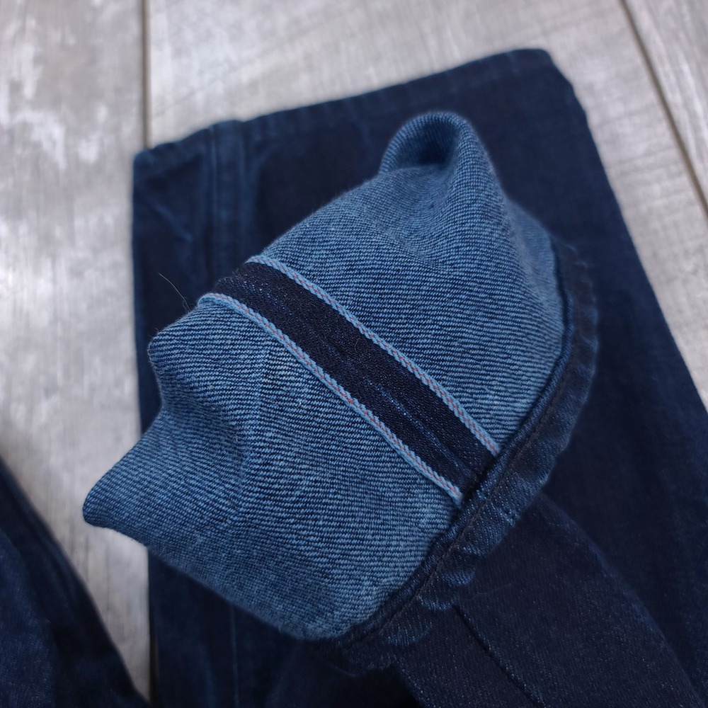 Denham Razor Jeans Men 28x33 Dark Blue Selvedge Slim Fit Indigo Denim - Picture 4 of 11